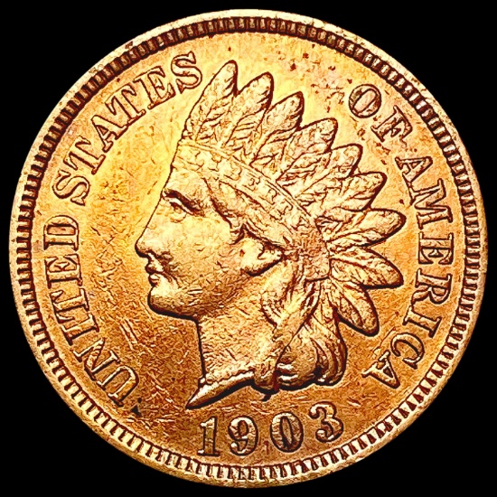 1903 RED Indian Head Cent GEM BU