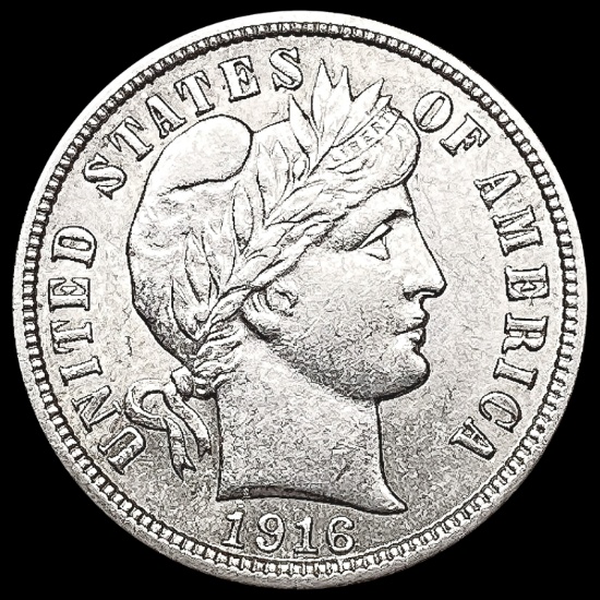 1916 Barber Dime UNCIRCULATED