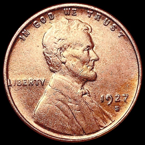 1927-S RED Wheat Cent UNCIRCULATED