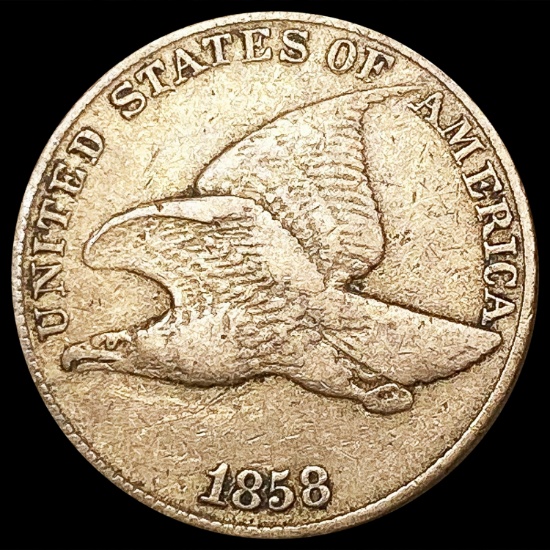 1858-LL Flying Eagle Cent LIGHTLY CIRCULATED