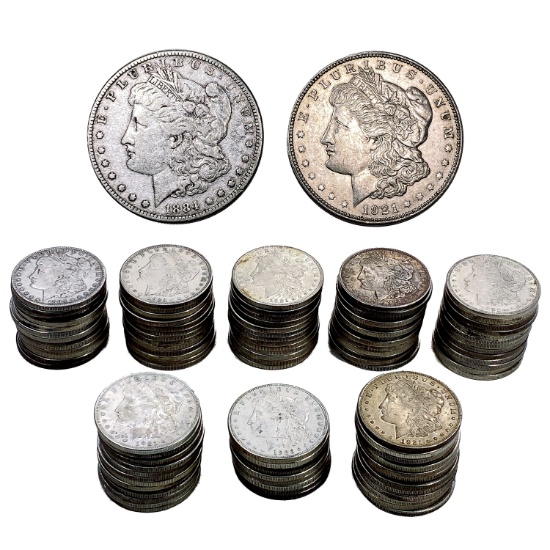 1921 Collection of Morgan Silver Dollars [100 Coins]