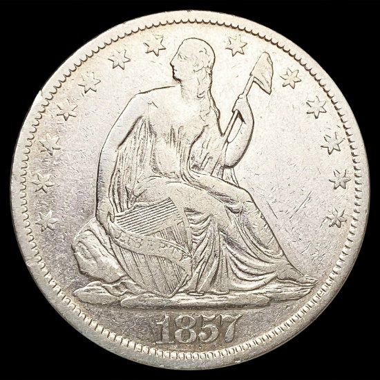 1857-O Seated Liberty Half Dollar NICELY CIRCULATE