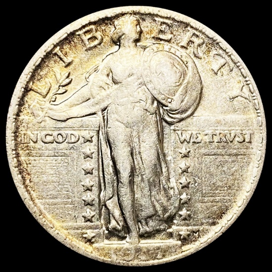 1917 T2 Standing Liberty Quarter ABOUT UNCIRCULATE