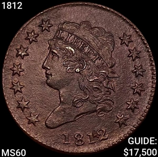 1812 Classic Head Cent UNCIRCULATED