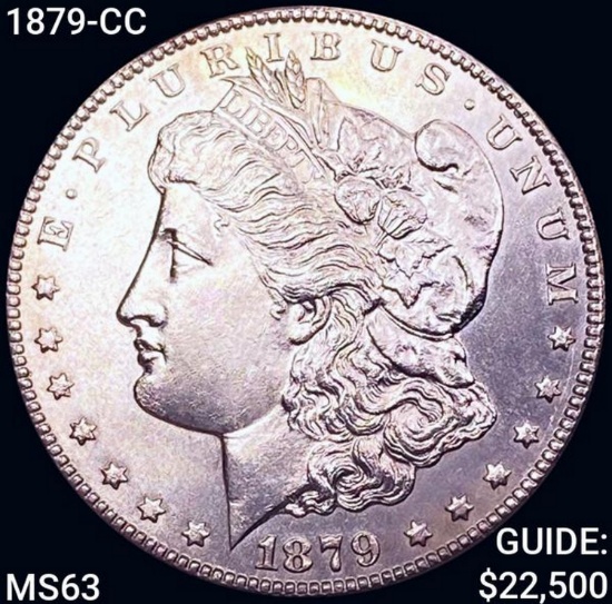 1879-CC Morgan Silver Dollar CHOICE BU