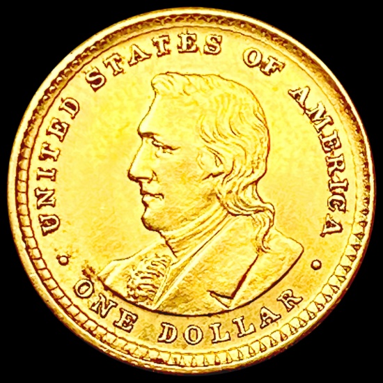 1904 Lewis & Clark Rare Gold Dollar CLOSELY UNCIRC