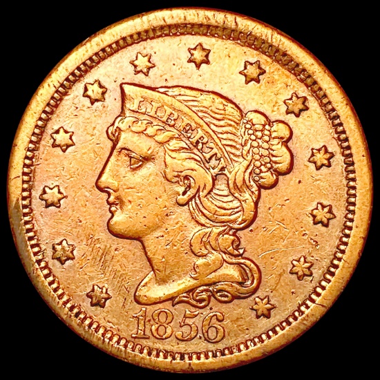 1856 Braided Hair Large Cent CLOSELY UNCIRCULATED