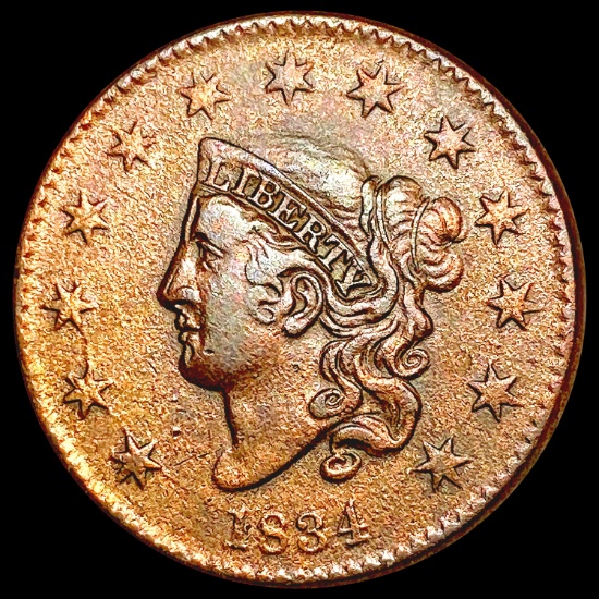 1834 Braided Hair Large Cent CLOSELY UNCIRCULATED