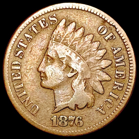 1876 Indian Head Cent NICELY CIRCULATED