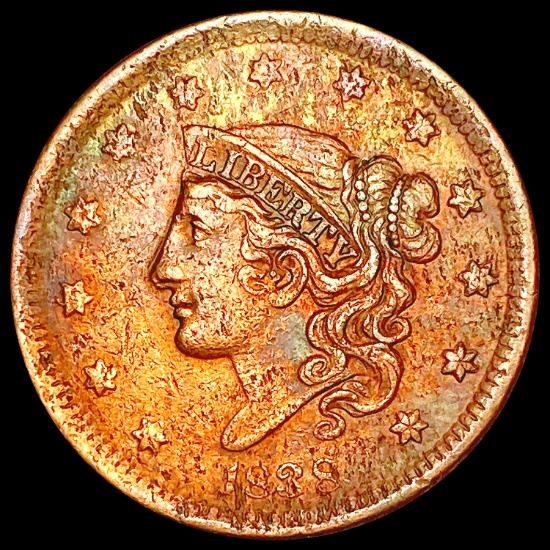 1839 Braided Hair Large Cent CLOSELY UNCIRCULATED