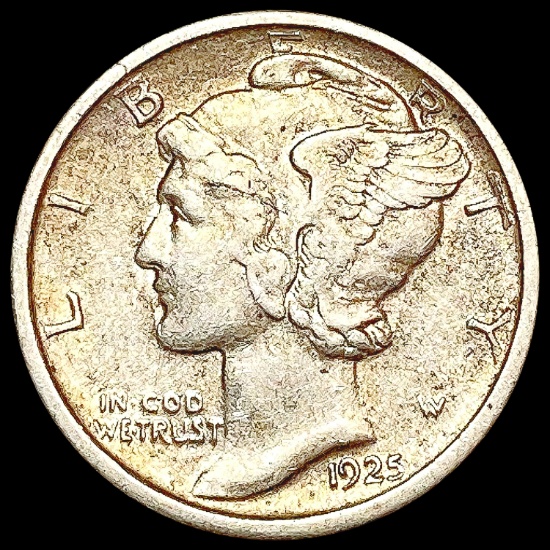 1925-S Mercury Dime CLOSELY UNCIRCULATED