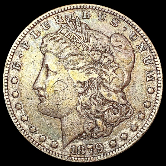 1879-S 7TF Rev 78 Morgan Silver Dollar LIGHTLY CIR