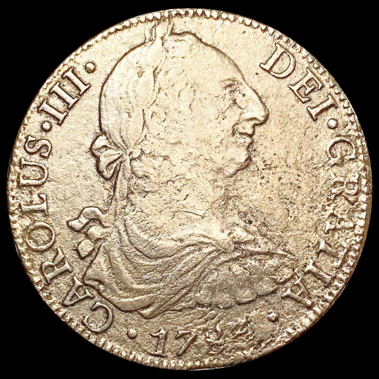 1783 Mexico-Spain SILV 8 Reales LIGHTLY CIRCULATED