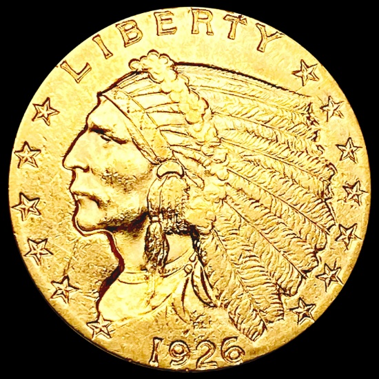 1926 $2.50 Gold Quarter Eagle CHOICE BU