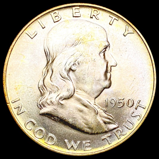 1950-D Franklin Half Dollar CHOICE BU