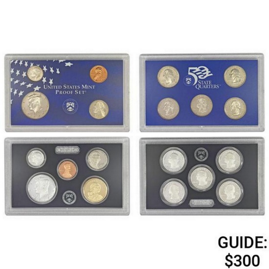 1999-2019 US Silver and Clad Proof Mint Sets[19 Co