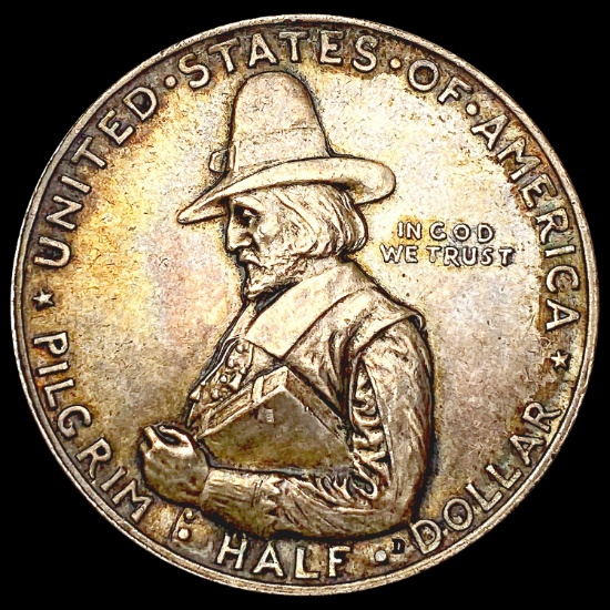 1920 Pilgrim Half Dollar CHOICE AU