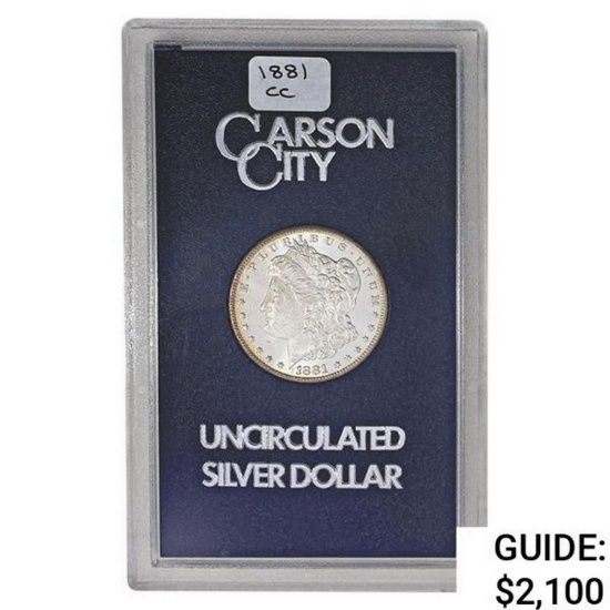 1881-CC Morgan Silver Dollar   GSA