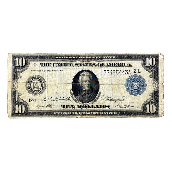 1914 $10 Fed. Reserve Note