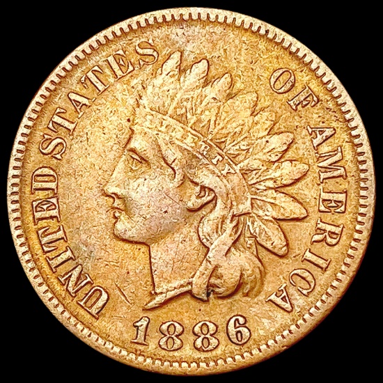 1886 Indian Head Cent CLOSELY UNCIRCULATED