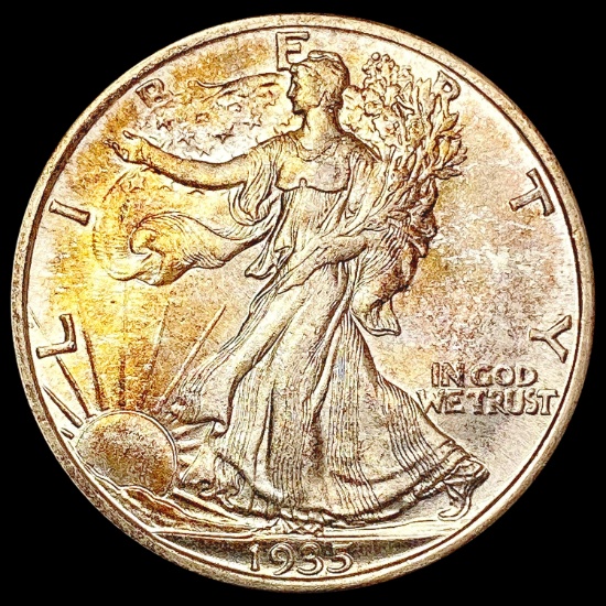 1935 Walking Liberty Half Dollar GEM BU