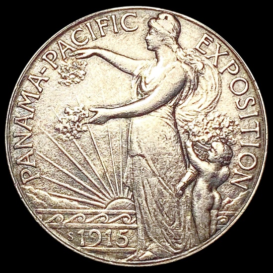 1915-S Panama-Pacific Half Dollar NEARLY UNCIRCULA