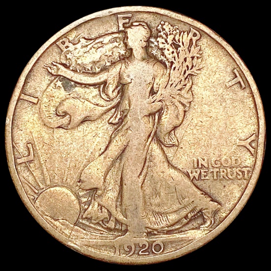 1920-S Walking Liberty Half Dollar NICELY CIRCULAT