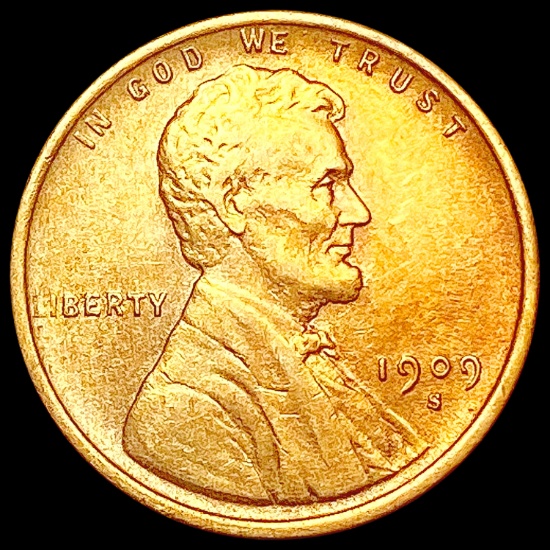 1909-S RED Wheat Cent UNCIRCULATED