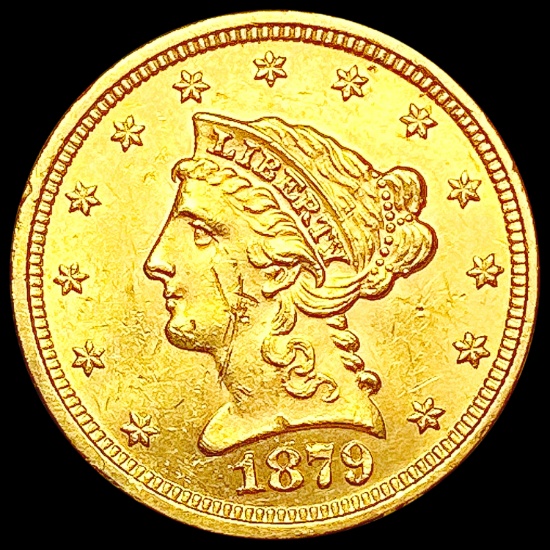 1879 $2.50 Gold Quarter Eagle CLOSELY UNCIRCULATED