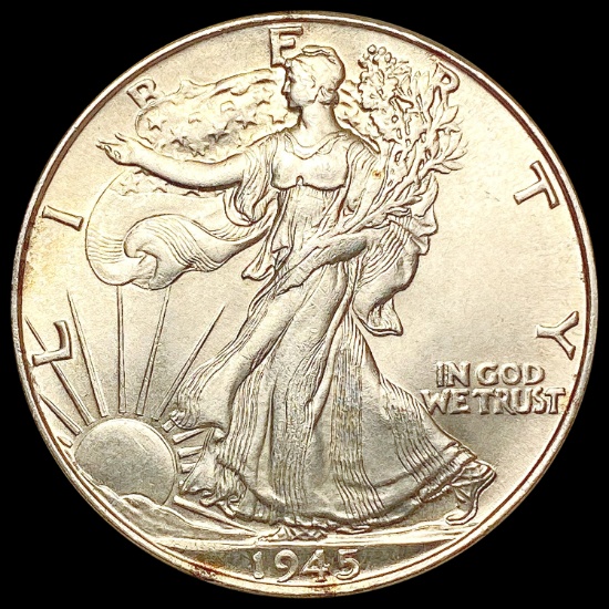 1945 Walking Liberty Half Dollar CHOICE BU