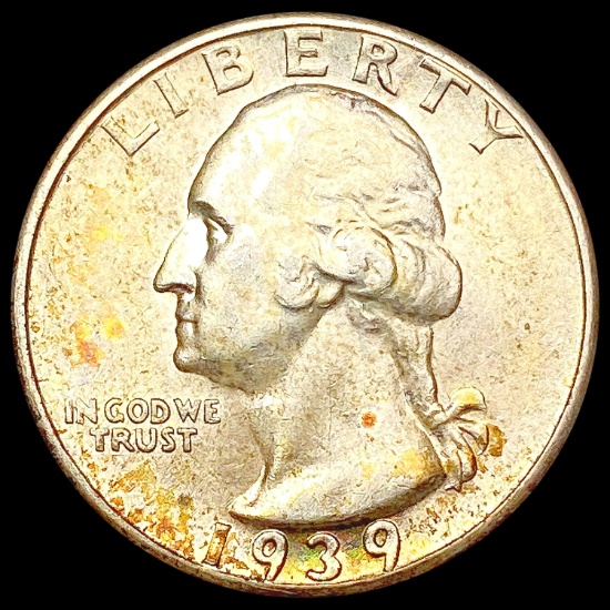 1939-S Washington Silver Quarter UNCIRCULATED