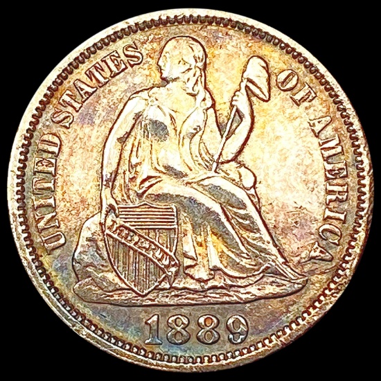 1889 Seated Liberty Dime CLOSELY UNCIRCULATED