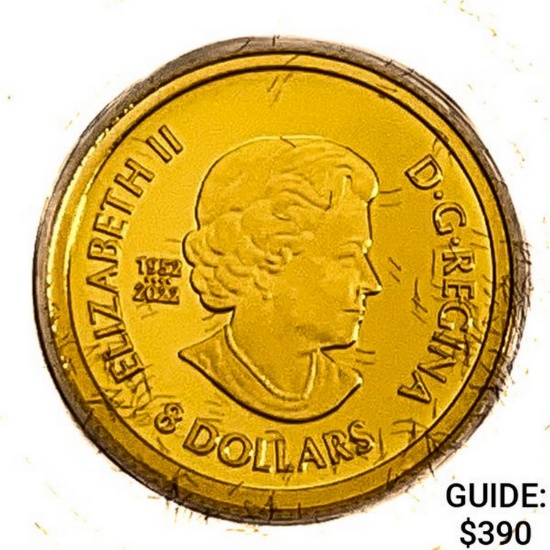2024 Canada $8 Pure Gold Coin-Spirit Dragon 1/20oz