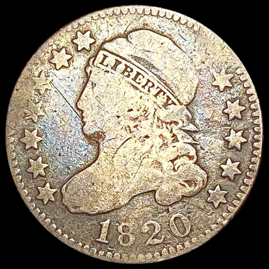 1820 Capped Bust Dime NICELY CIRCULATED