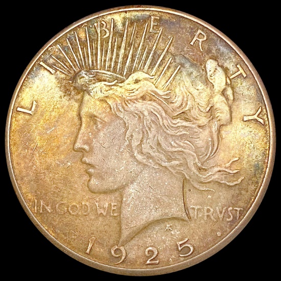 1925-S Silver Peace Dollar NICELY CIRCULATED