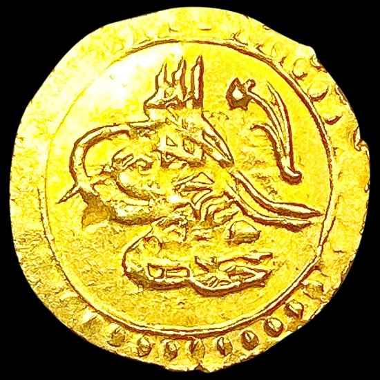 1808-1839 Turkey .0278oz Gold 1/4 Zeri CLOSELY UNC