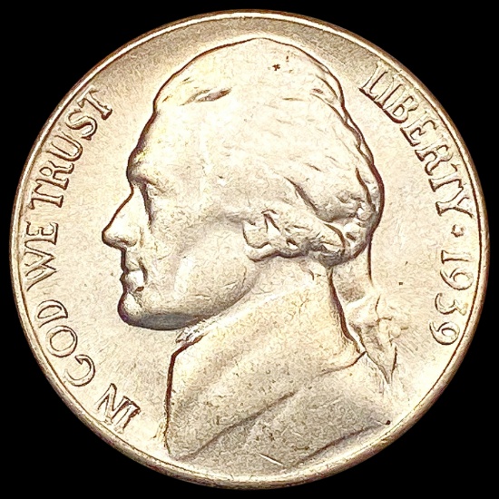 1939-S Jefferson Nickel CHOICE AU