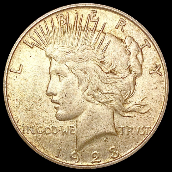 1928-D Silver Peace Dollar CLOSELY UNCIRCULATED