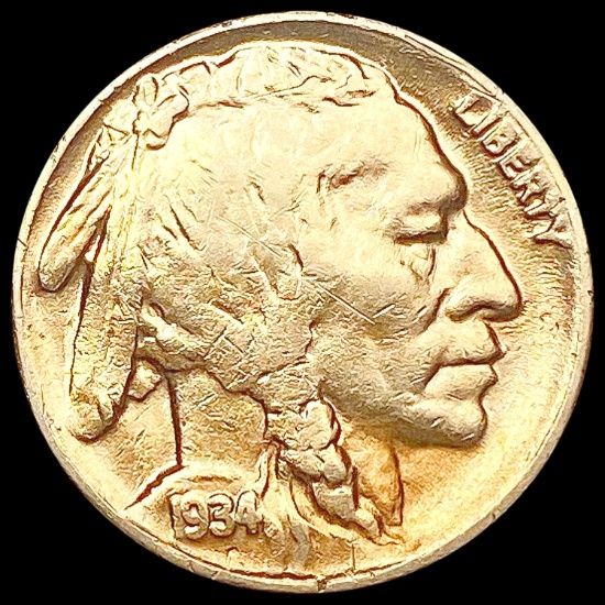 1934-D Buffalo Nickel CLOSELY UNCIRCULATED