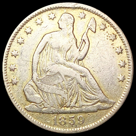 1859-O Seated Liberty Half Dollar NICELY CIRCULATE