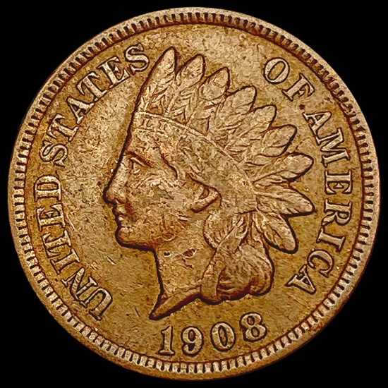 1908 Indian Head Cent NEARLY UNCIRCULATED