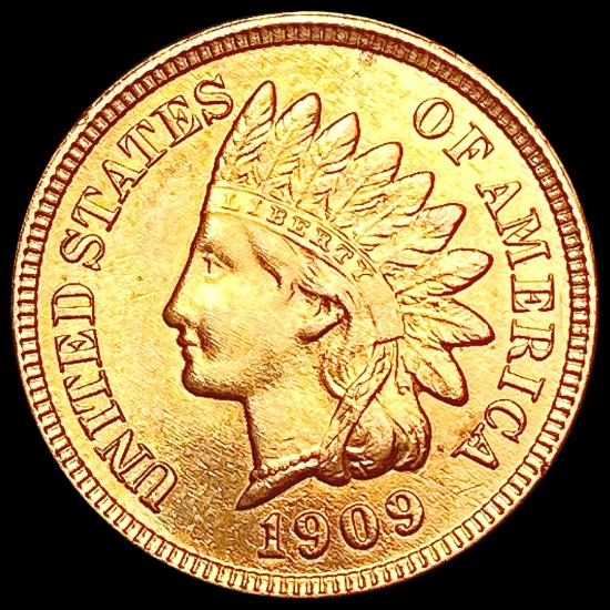 1909 RED Indian Head Cent UNCIRCULATED