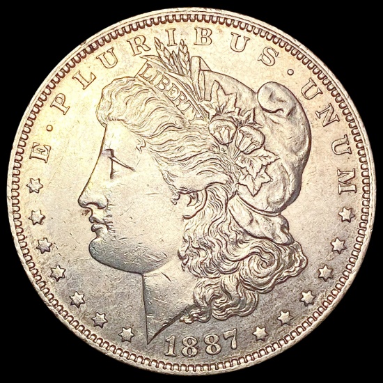 1887-O Morgan Silver Dollar CHOICE AU
