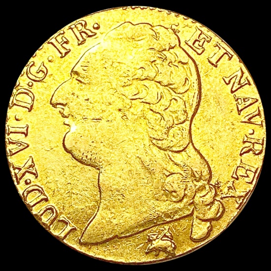 1787 G. Britain .2462oz Gold Guinea LIGHTLY CIRCUL