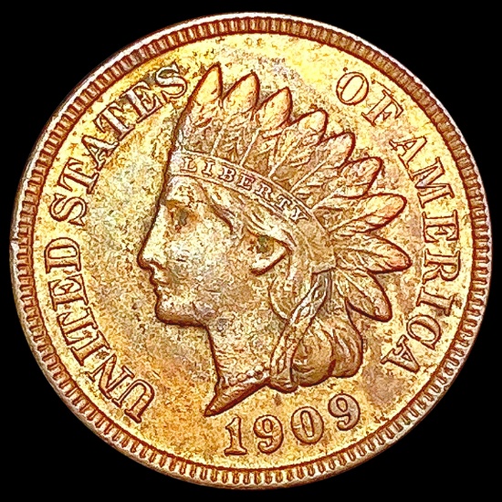 1909 Indian Head Cent CLOSELY UNCIRCULATED