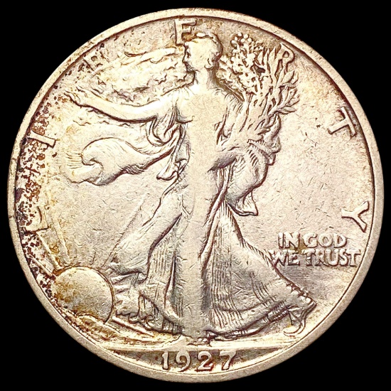 1927-S Walking Liberty Half Dollar LIGHTLY CIRCULA