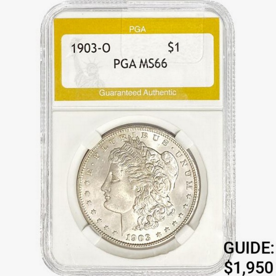 1903-O Morgan Silver Dollar PGA MS66