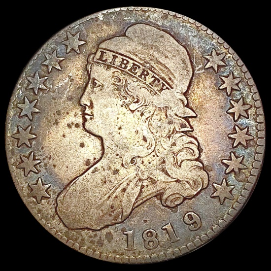 1819 / 8 Capped Bust Half Dollar LIGHTLY CIRCULATE