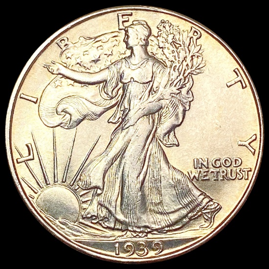 1939-D Walking Liberty Half Dollar GEM BU