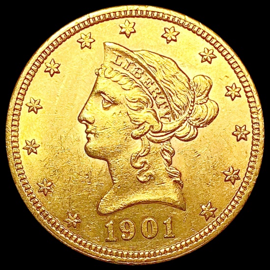 1901 $10 Gold Eagle CHOICE AU